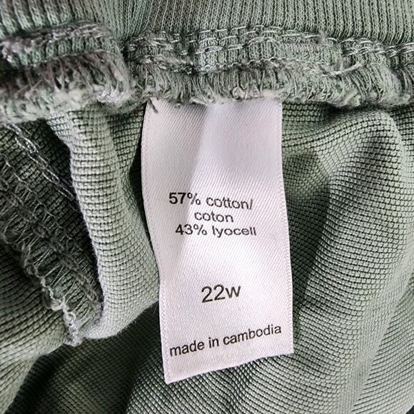 Maurices Pants Women 22W Camo Drawstring Pull On Cotton Lyocell Drawstring Roll - Picture 10 of 14